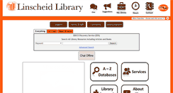 Desktop Screenshot of library.ecok.edu