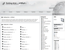 Tablet Screenshot of ecok.pl